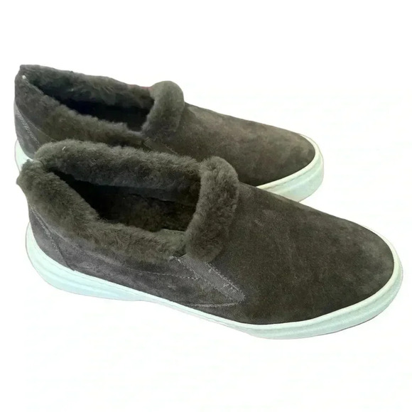 M. GEMI The Cerchio Shearling Sneakers Slip-On - Picture 1 of 14